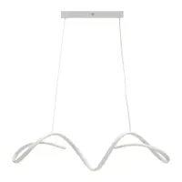Lustră albă LED din metal Uter – Mauro Ferretti