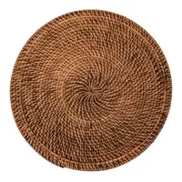 Suport din ratan pentru farfurie Tiseco Home Studio, ø 36 cm, maro