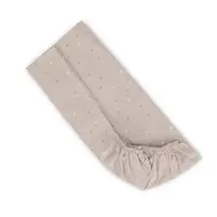 Cearceaf cu elastic pentru patut 98x65 cm din bumbac ranforce Beige Sky