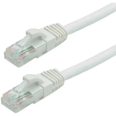 Patch cord Gigabit UTP cat6, LSZH, 1.0m, alb - ASYTECH Networking TSY-PC-UTP6-1M-W