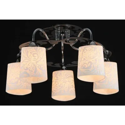 Candelabru Eurosize Melvil,5 x E14, 230V, D.550cm,H.290 cm,Crom