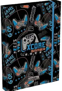 Cutie cu bandă elastică Lizzy Card Bossteam - Gamer Xcore, A4