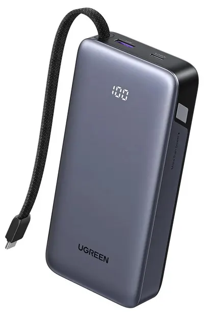 Baterie portabilă Ugreen - Nexode PB536, 20000 mAh, argintiu