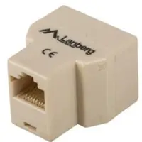 Cuplaj inline Lanberg RJ45- 2XRJ45 AD-RJ45-2RJ45-OU