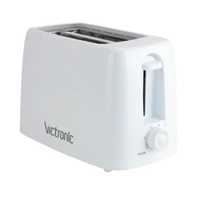 Prajitor pentru Paine, Alb, cu 2 Compartimente, 650 W, Victronic