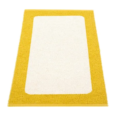 Covor pentru exterior și interior galben muștar/crem 70x120 cm Ilda Mustard – Pappelina