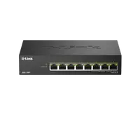 Switch DLink DMS-108P, 8 porturi, PoE, 8 x RJ-45, Auto MDI/MDIX adjustment for all ports, viteza de transfer LAN 2.5 Gbps, capac