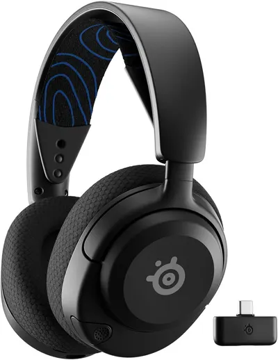 Căști gaming SteelSeries - Arctis Nova 5P, PS, wireless, negre