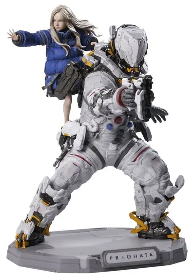 Statuetă Capcom Games: Pragmata - Hugh & Diana, 28 cm
