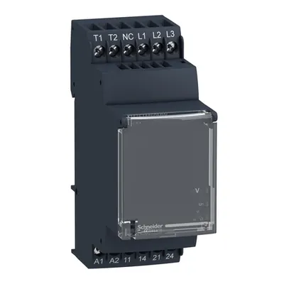 Releu Control Tensiune Si Temp. Motor - Rm35-T - 24 - 240 V C.A./C.C. - 2 No