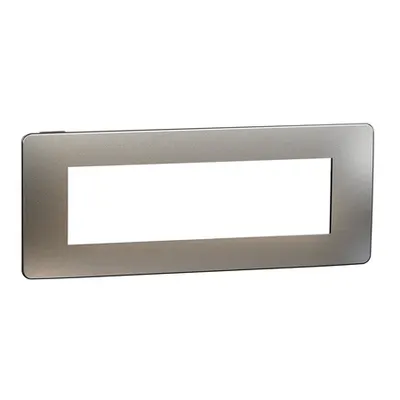 Placa ornament, Unica Studio Metal, 7 module, alb aluminiu sau negru