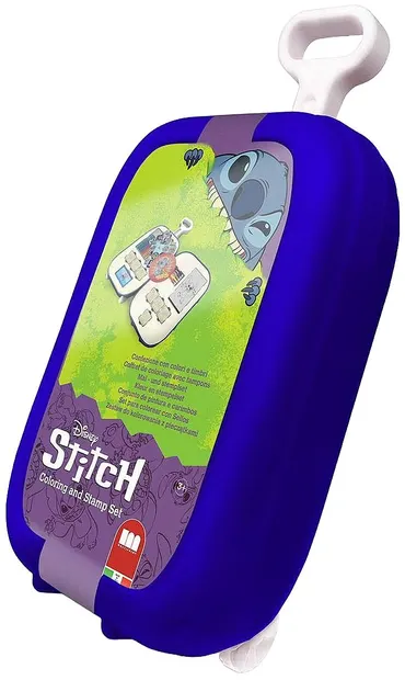 Set de colorat într-o valiza pe roți Multiprint Stitch