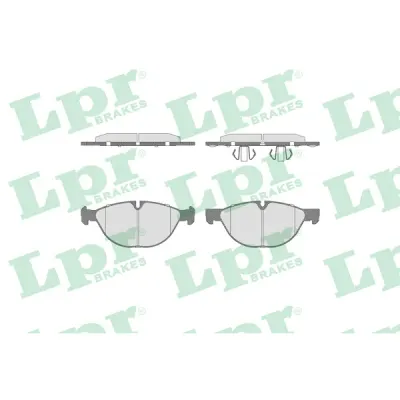 Set placute frana, frana disc LPR 05P1518