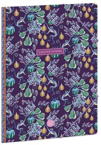 Mapă cu elastic Ars Una Catalina Estrada – Purple Monkeys, A4