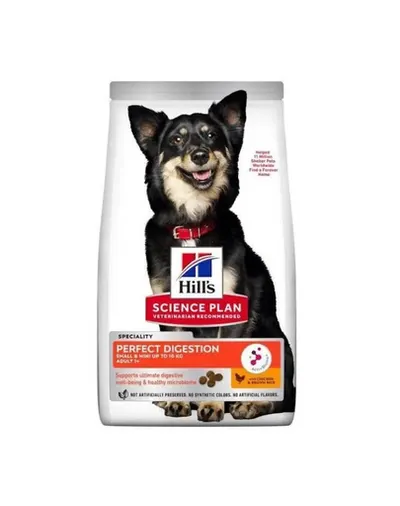 HILL'S Science Plan Adult Perfect Digestion Small & Mini cu pui 6 kg pentru câini