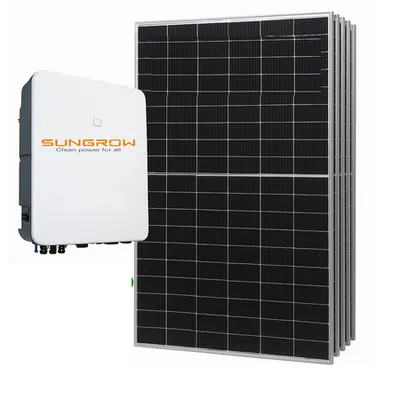 Pachet fotovoltaic 5Kw invertor hibrid trifazat + panouri fotovotaice Astro