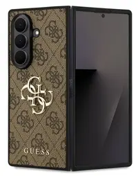 Husă Guess - Metal Logo, Galaxy Z Fold 7, maro