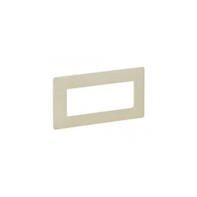 Plate Valena Life - 5 module open plate - ivory