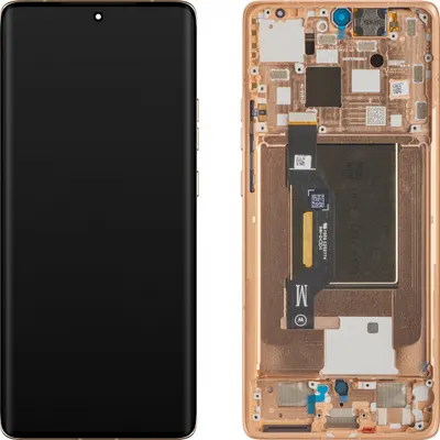 Display cu Touchscreen Motorola Edge 50, cu Rama, Roz (Peach Fuzz), Service Pack 5D68C25137