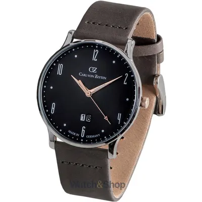 Ceas Carl&nbsp;von&nbsp;Zeyten Carl von Zeyten CVZ0019GY Mens Watch Lenzkirch 42mm 3ATM