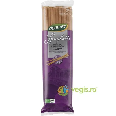 Spaghetti din Grau Dur Integral Ecologice/Bio 500g