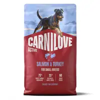 Carnilove Active Dog Dry Salmon & Turkey Adult Small Breeds 4 kg