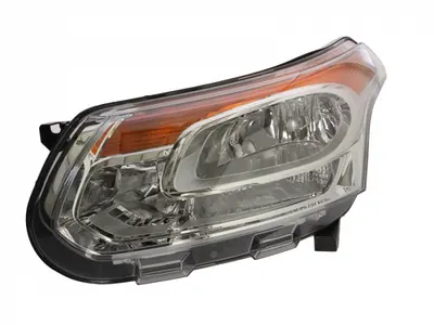 Far stanga (H1 H21W H7 W5W, electric, cu motoras, fundal cromat, fundal portocaliu) CITROEN C3 PICASSO