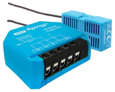 Releu inteligent Shelly – 1L Gen3, fără zero, albastru