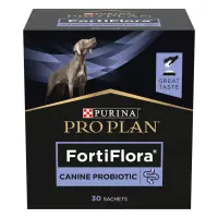 PURINA Pro Plan Veterinary Diets FortiFlora, XS-XL, supliment sistem digestiv & probiotice câini, plic, 1g x 30buc pudră