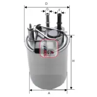 Filtru combustibil SOFIMA S 1408 NR