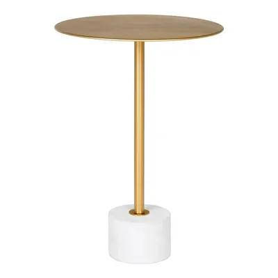 Măsuță auxiliară rotundă din metal ø 41 cm Lecco – House Nordic