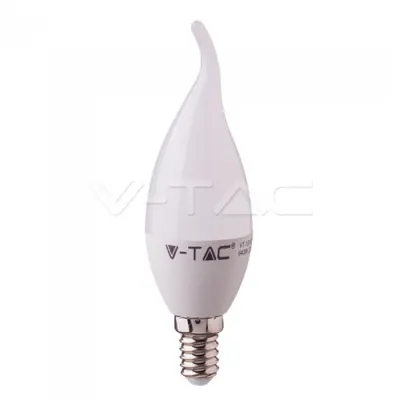 Bec LED Cip SAMSUNG 5.5W E14 Plastic Lumanare flacara 4000K COD: 118