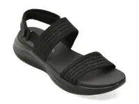 Sandale SKECHERS negre, KZULTRA FLEX 3.0, din material textil
