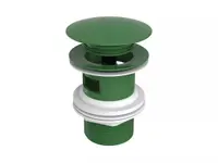 Ventil lavoar Roca Aqua A5054015P2, universal, push to open, lucios, Verde