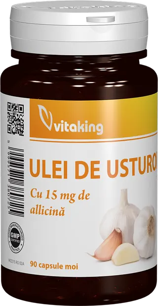 Ulei de usturoi 30mg, 90 capsule moi, Vitaking