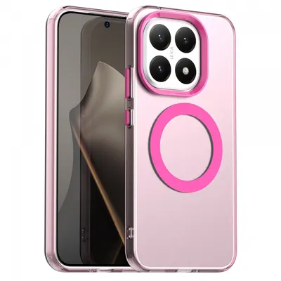 Husa MagSafe pentru Xiaomi 15T, Techsuit, CandyCase, Roz