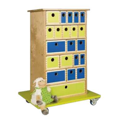 Mobilier educational - Dulap pentru invatarea fractiilor