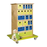Mobilier educational - Dulap pentru invatarea fractiilor