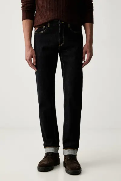 Trussardi blugi straight pentru bărbați
