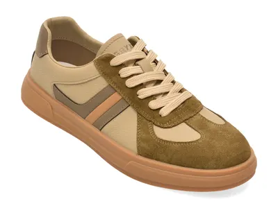 Pantofi sport GRYXX kaki, T61895, din piele naturala