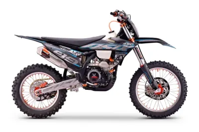 Motocicleta Cross Enduro Asix XT99 450cc, roti 21 18 , culoare negru albastru, pornire electric, racire lichid