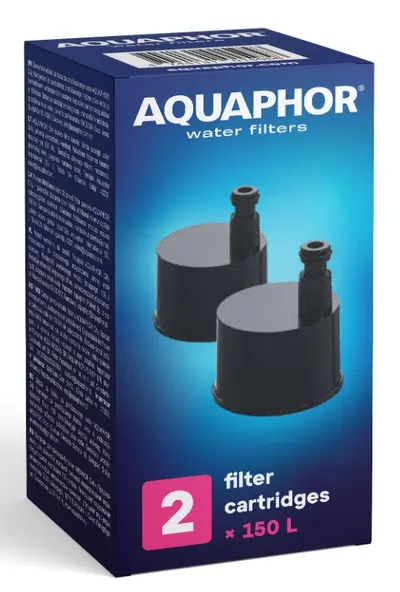 Filtre pentru sticlă Aquaphor - City, 2 bucăți, negre