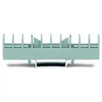 Collective carrier for jumpers; for jumpers for transverse switching terminal block (282-811) and longitudinal switching disconnect terminal block (282-821); gray