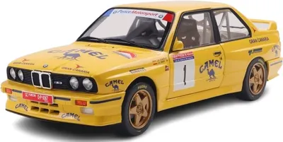 Model de colecție SOLIDO Concurenți: Mașini - BMW E30 M3 GR.A Yellow #1 J.M.Ponce/J.C.Deniz Rally Principe Asturias (1992)