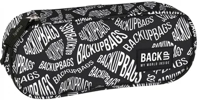 Penar oval școlar BackUp A - Fonts, 1 fermoar