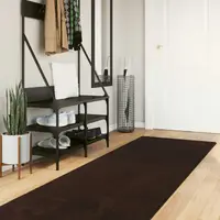 vidaXL Covor moale cu pile medie și spălabil HUARTE Maro 1000 x 80 cm