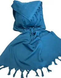 Prosop de plajă Rakla - Ines, 100% bumbac, petrol, 90 х 175 cm