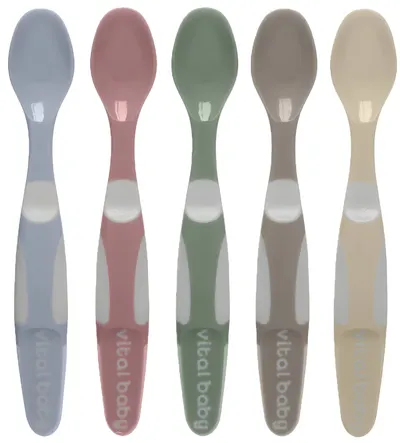 Set de lingurițe pentru hrănire Vital Baby - Multicolor, 5 buc