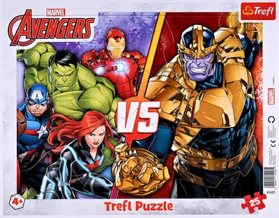 Puzzle Trefl din 25 de piese - Echipa Incredibililor Răzbunători