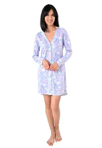 Camasa de noapte din bumbac CNI04 - Multicolor